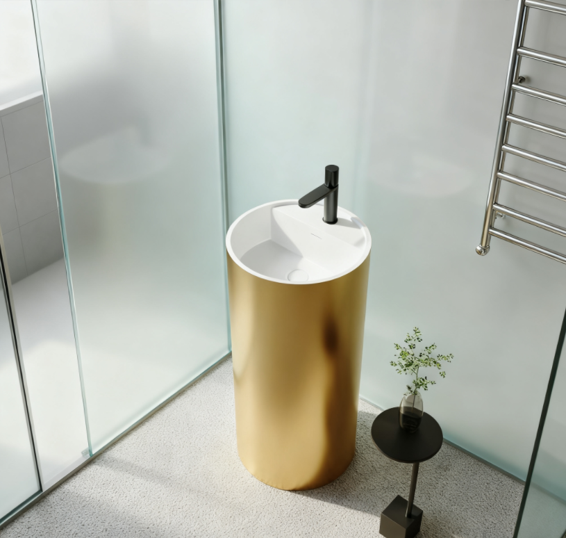 The Advantages of Solid Surface Pedestal Sinks