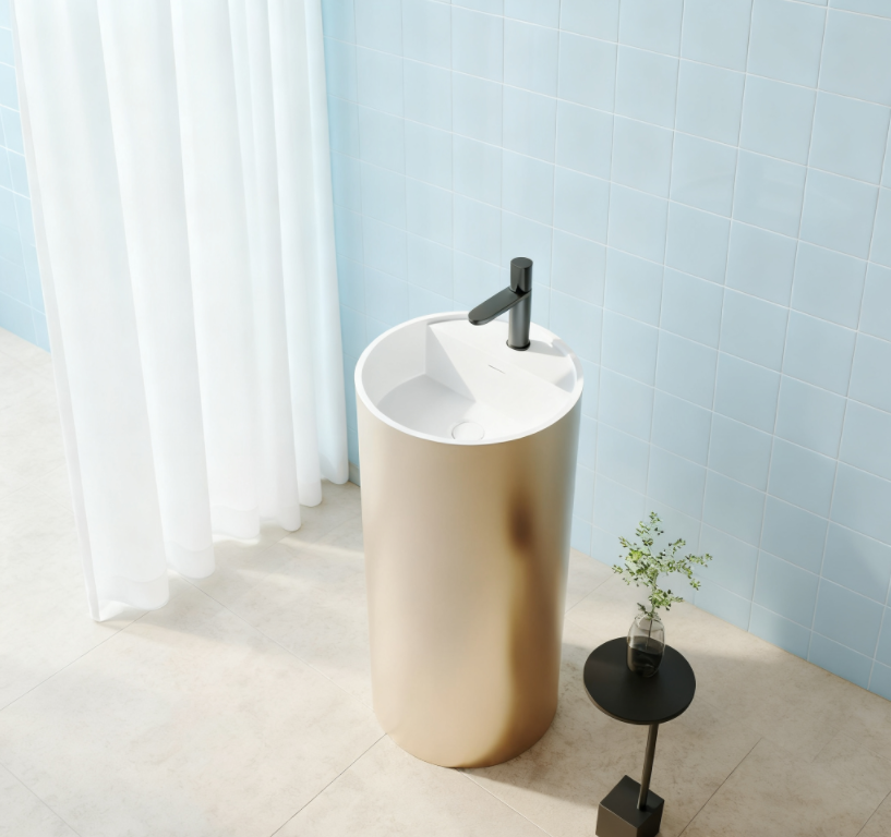 Solid Surface Pedestal Sinks: Durable and Hygienic