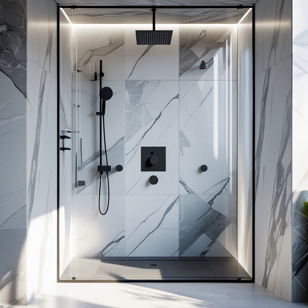 Solid Surface Shower Wall Panels: Easy to Clean and Always Fresh