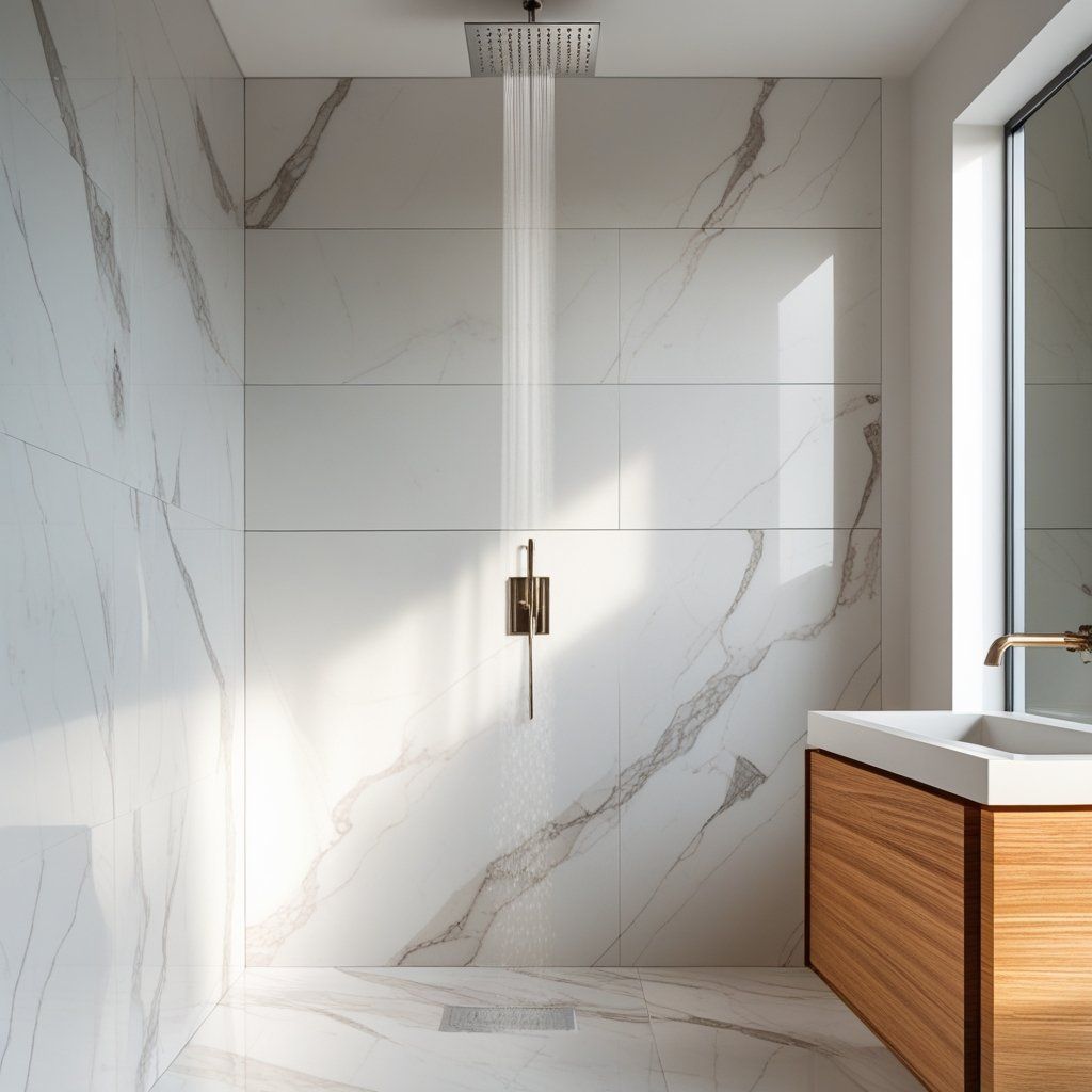 Easy Maintenance of Solid Surface Shower Wall Panels