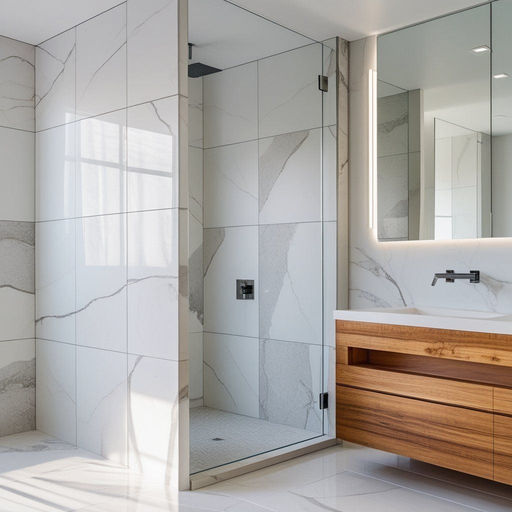 How Solid Surface Shower Wall Panels Resist Moisture and Mold