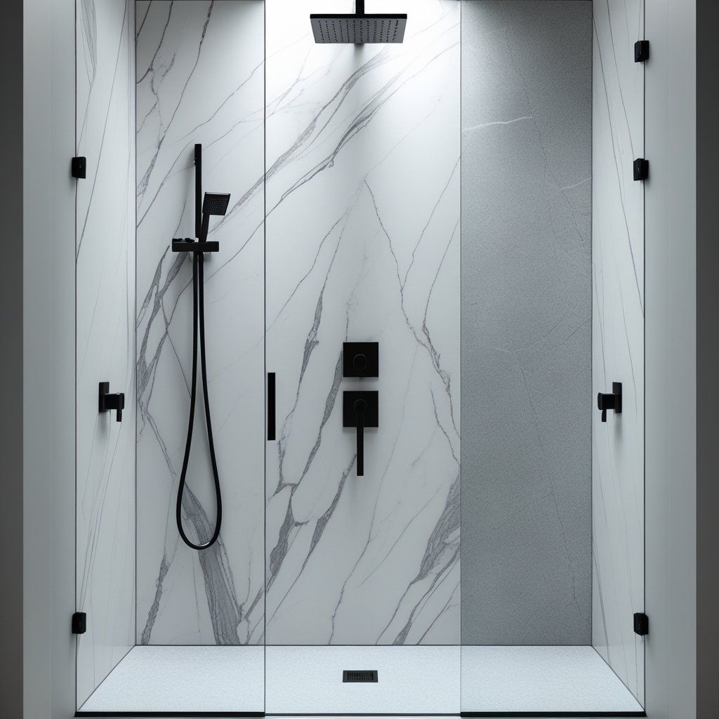 Aesthetic Versatility of Solid Surface Shower Wall Panels