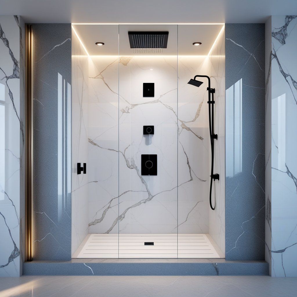 Hygienic Benefits of Solid Surface Shower Wall Panels