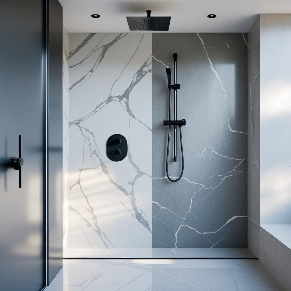 Strong, Seamless, and Stylish: Solid Surface Shower Wall Panels at a Glance