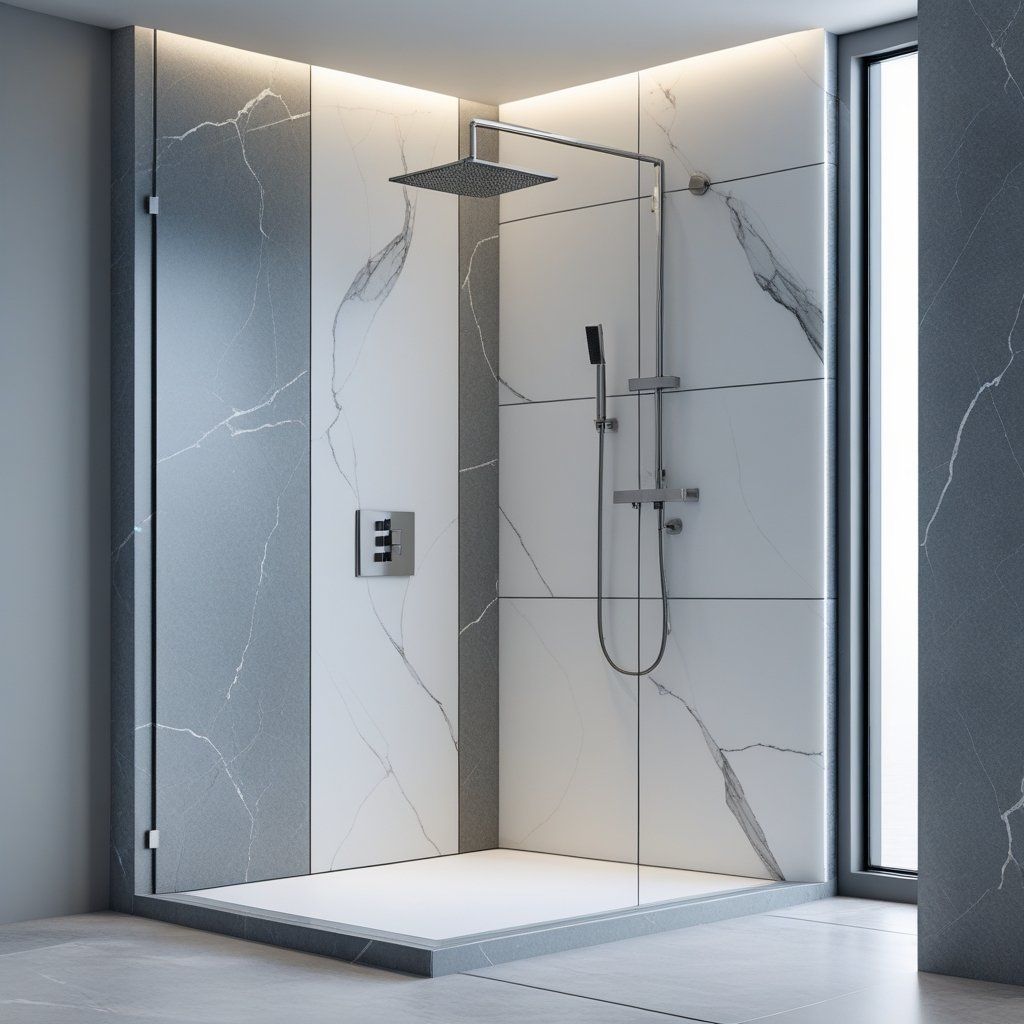 Easy to Clean, Hard to Damage: Solid Surface Shower Wall Panels
