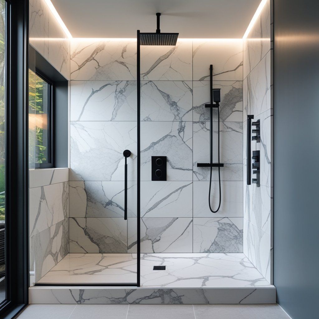 Tired of Tiles? Try Solid Surface Shower Wall Panels