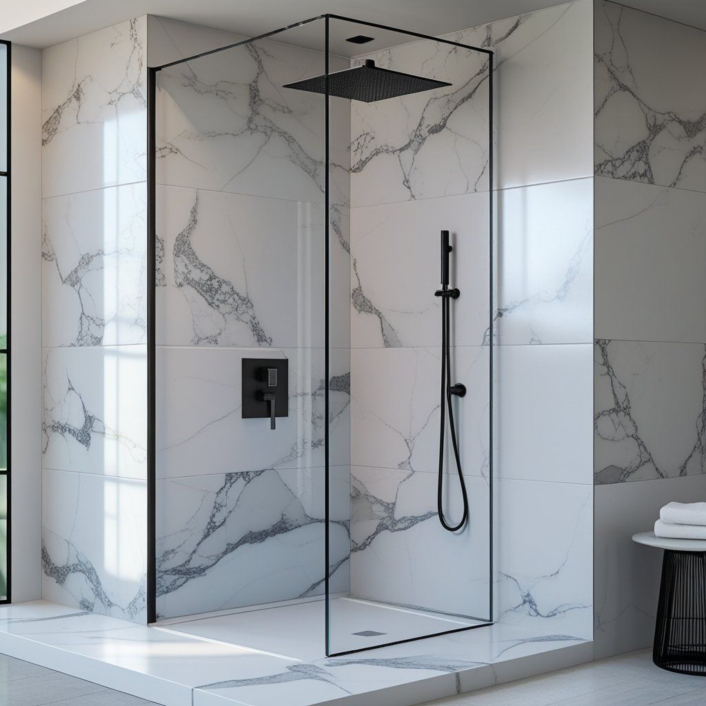 Solid Surface Shower Wall Panels: The Easy Way to a Clean Bathroom