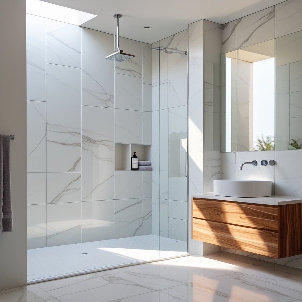 Solid Surface Shower Wall Panels: Stylish, Clean, and Long-Lasting