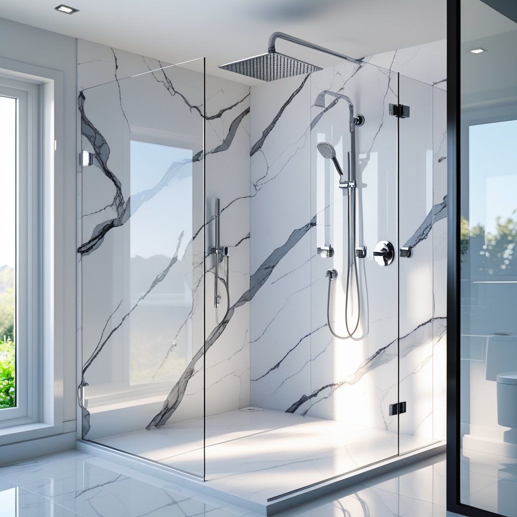 Solid Surface Shower Wall Panels: Simple Look, Strong Performance