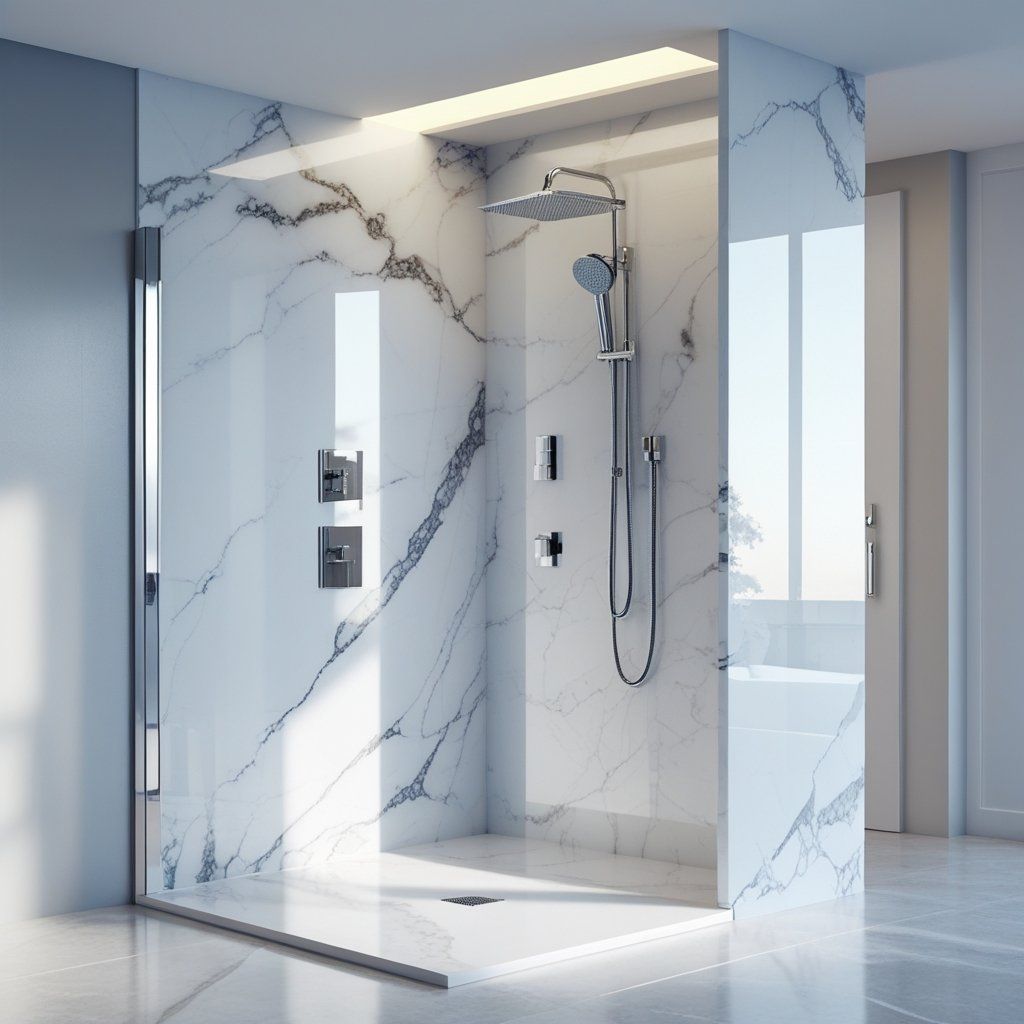 Solid Surface Shower Wall Panels: A Clean Look for Any Bathroom