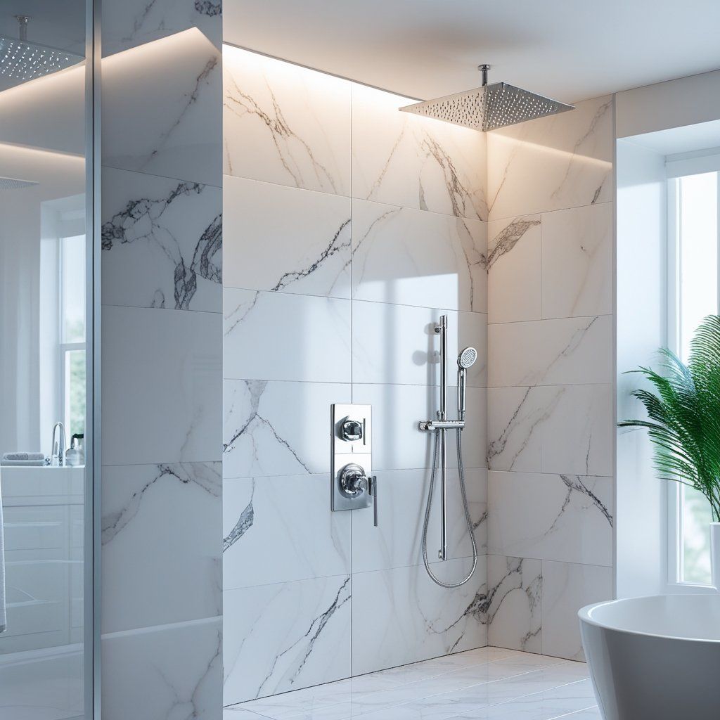 Enjoy a Cleaner Bathroom with Solid Surface Shower Wall Panels