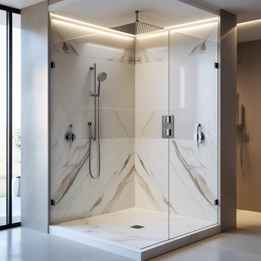 Solid Surface vs. Traditional Tiles: Which Shower Wall Is Better for ...