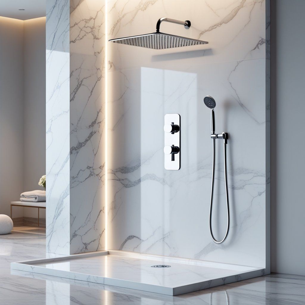 Solid Surface Shower Walls: A Long-Lasting Bathroom Upgrade