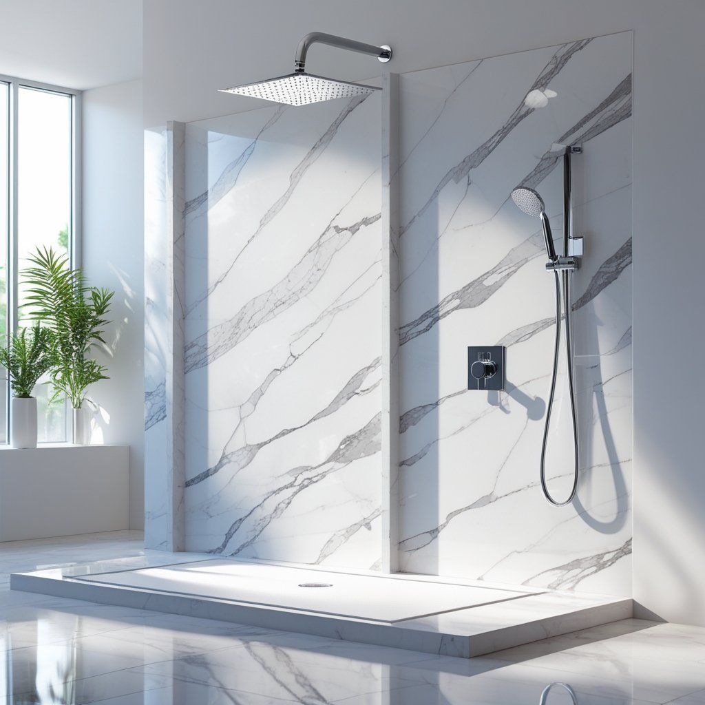 Say Goodbye to Mold with Solid Surface Shower Panels