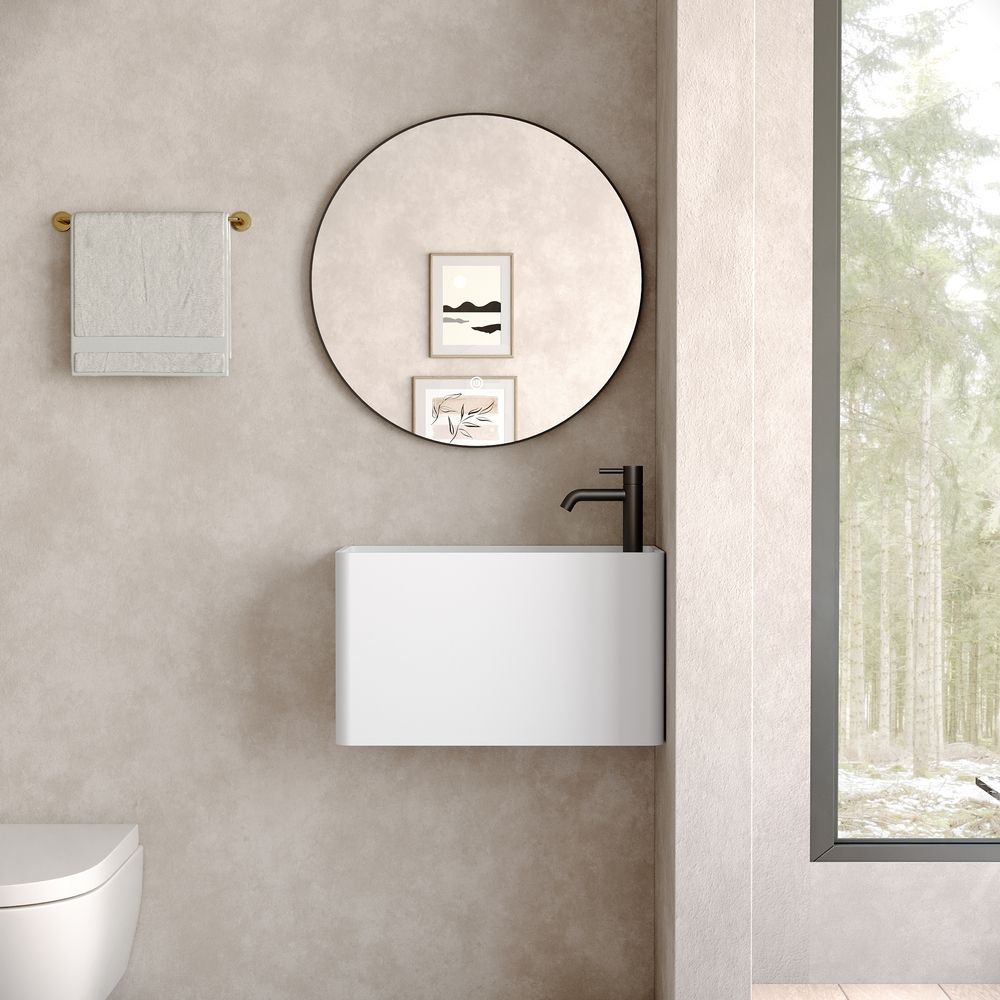 KT-6501 Solid Surface Wall-Mounted Basin