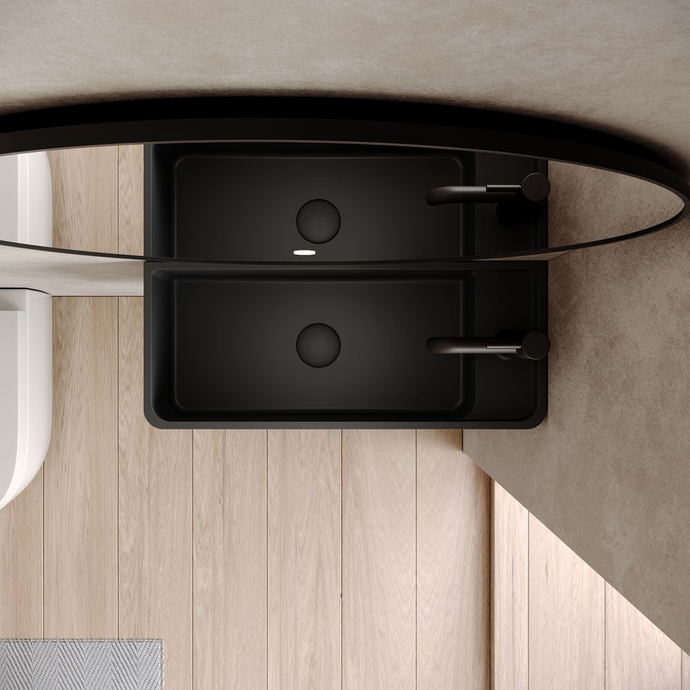 KT-6501 Solid Surface Wall-Mounted Basin