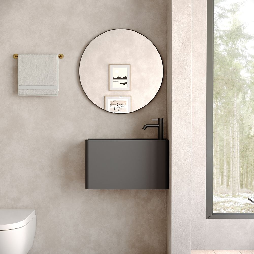 KT-6501 Solid Surface Wall-Mounted Basin