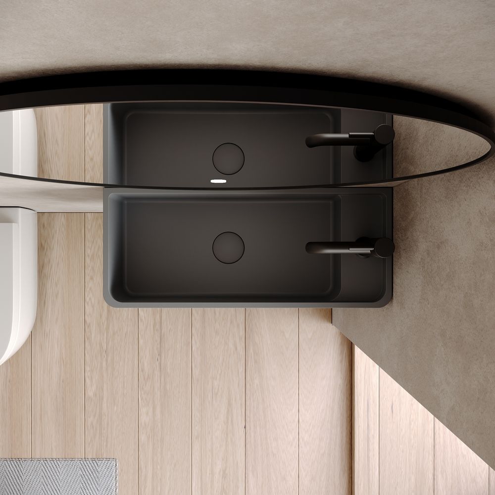 KT-6501 Solid Surface Wall-Mounted Basin