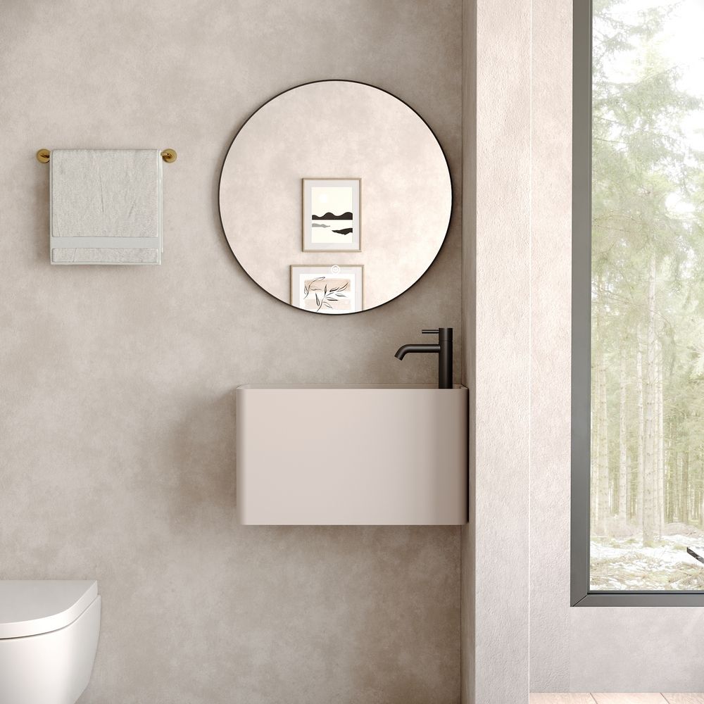 KT-6501 Solid Surface Wall-Mounted Basin