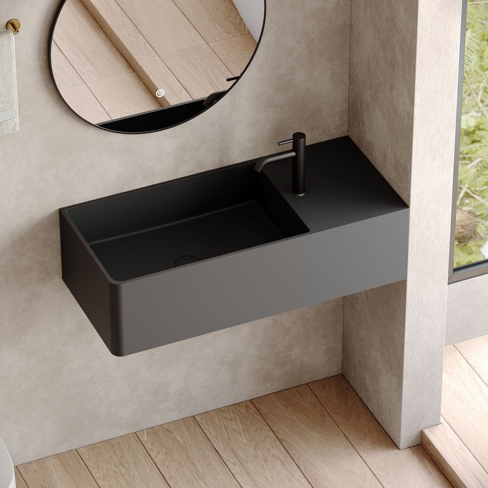 KT-6502 Multicolor Solid Surface Wall-Mounted Basin