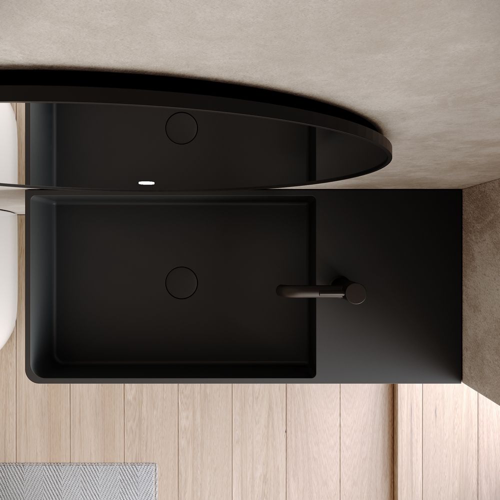 KT-6502 Multicolor Solid Surface Wall-Mounted Basin