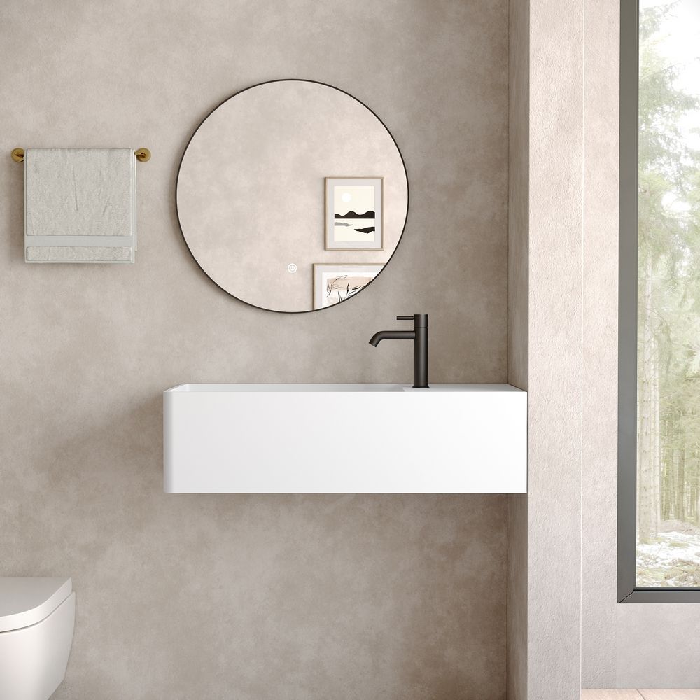 KT-6502 Multicolor Solid Surface Wall-Mounted Basin