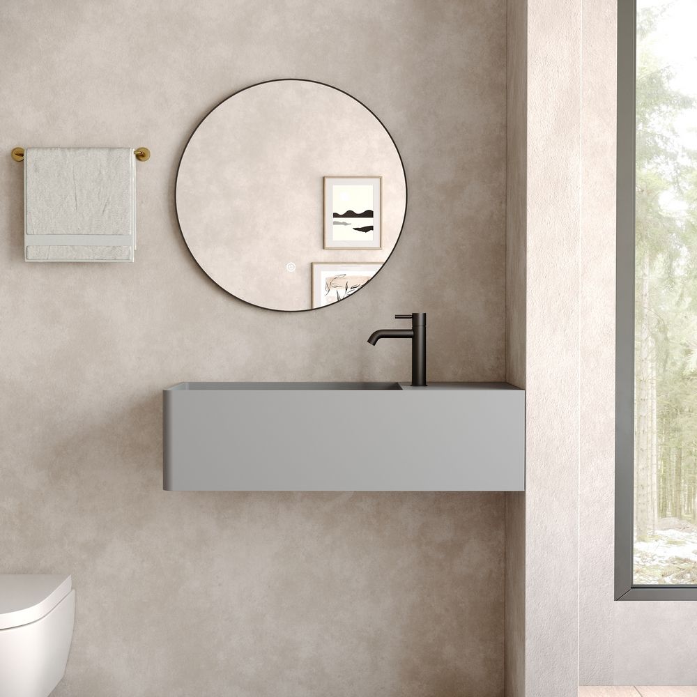 KT-6502 Multicolor Solid Surface Wall-Mounted Basin