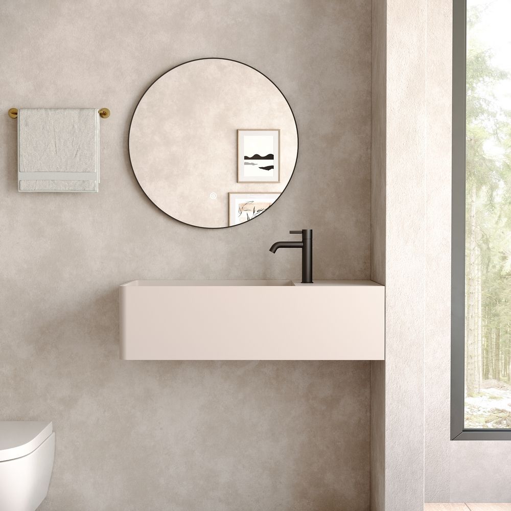KT-6502 Multicolor Solid Surface Wall-Mounted Basin
