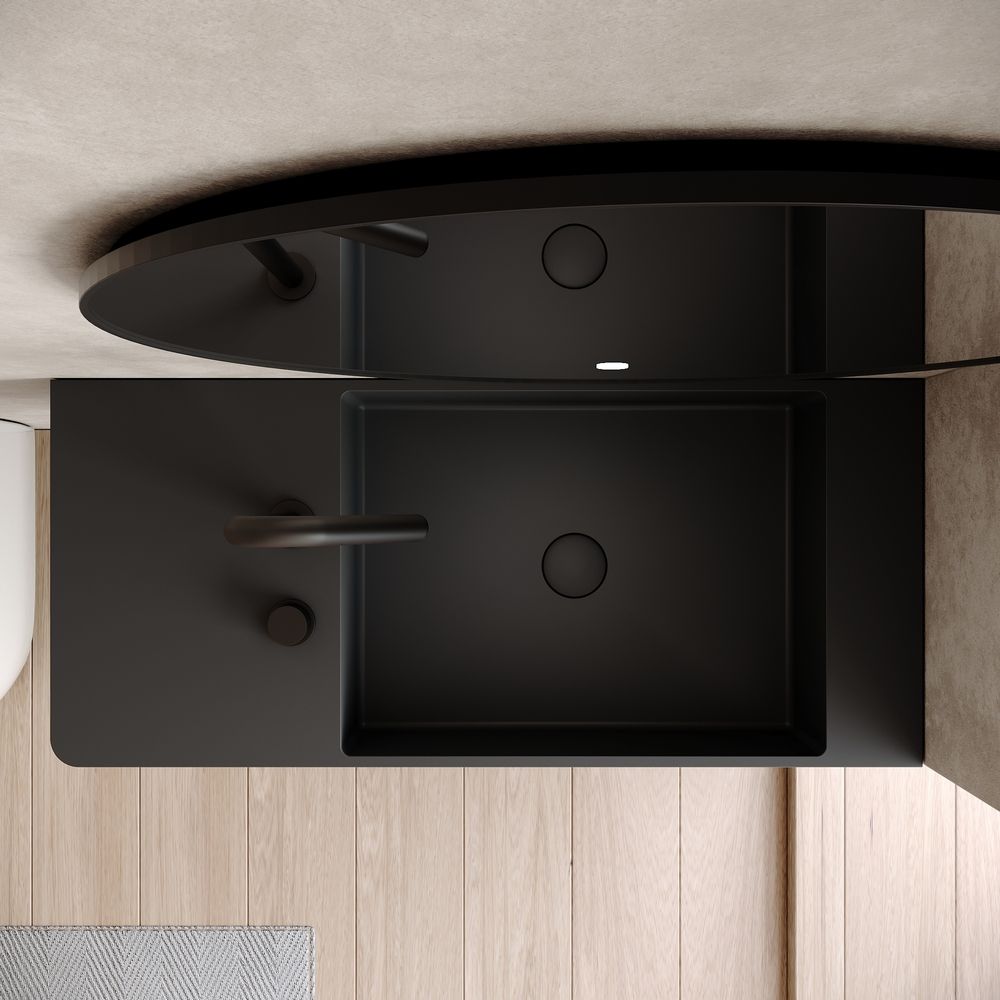 KT-6503 Solid Surface Wall-Mounted Basin