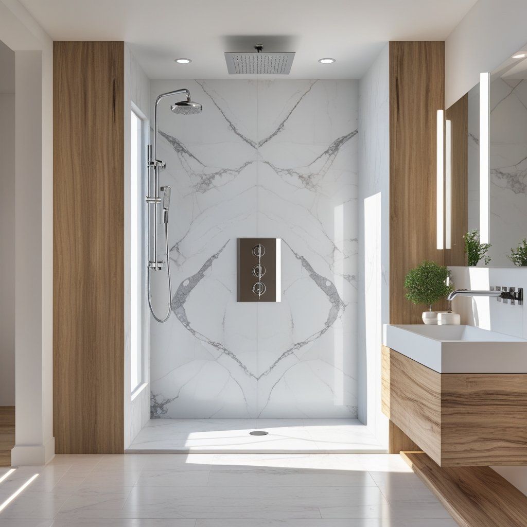 Strong, Stylish, and Solid: Why Solid Surface Shower Wall Panels Stand Out