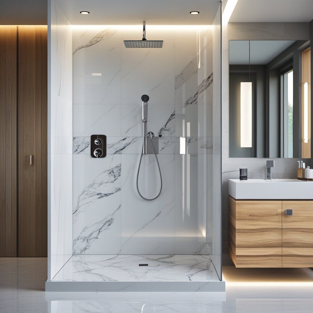 Refresh Your Bathroom with Solid Surface Shower Wall Panels