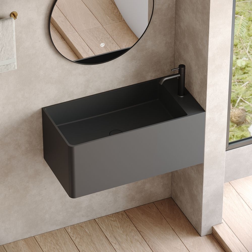 KT-6508 Solid Surface Wall-Mounted Wash Basin
