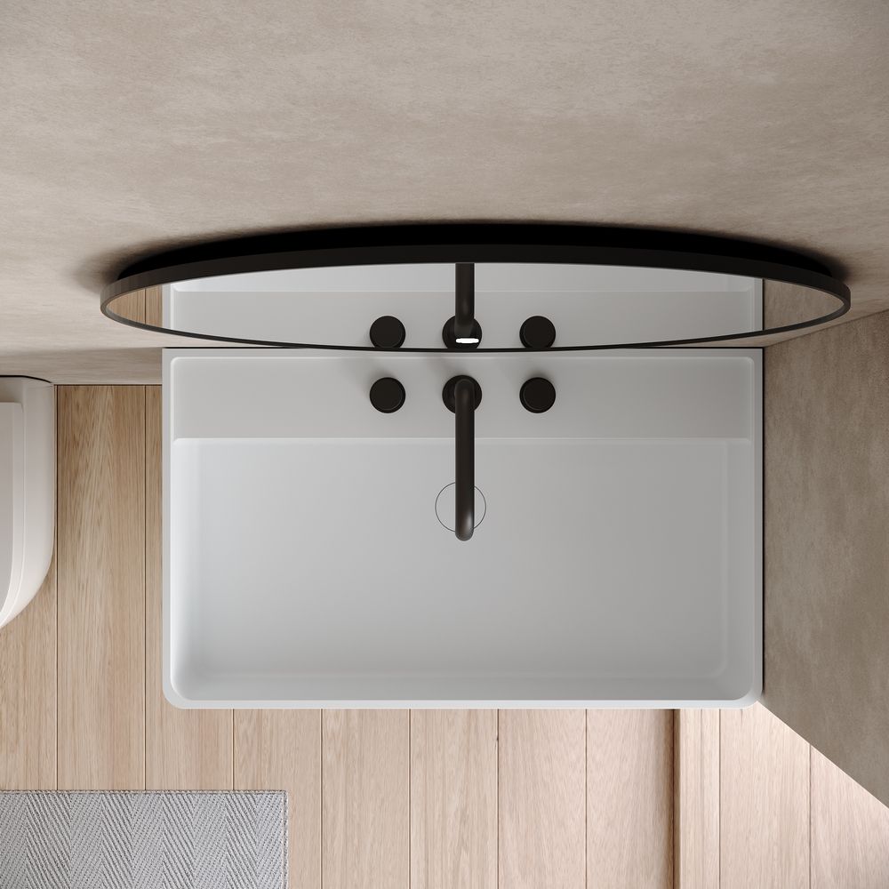 KT-6511 Solid Surface Wall-Mounted Basin
