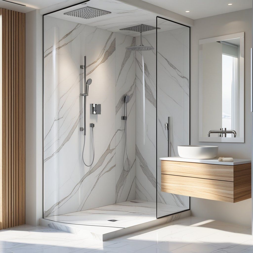 A Beginner's Guide to Solid Surface Shower Wall Panels