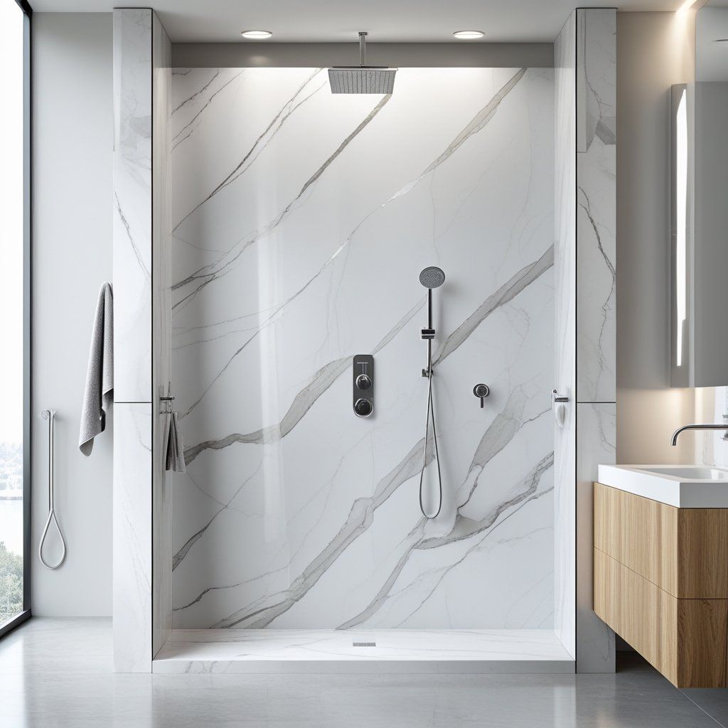 Transform Your Bathroom With Solid Surface Wall Panels—Even on a Budget