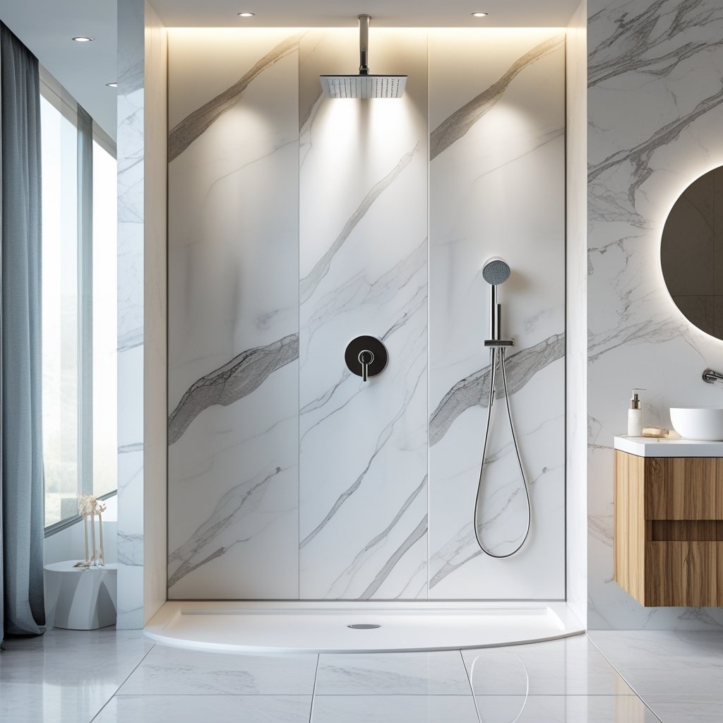 Solid Surface vs Acrylic vs Tile: Choosing the Best Shower Wall ...