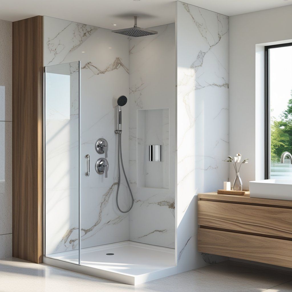 What Makes Solid Surface Shower Walls So Easy to Live With