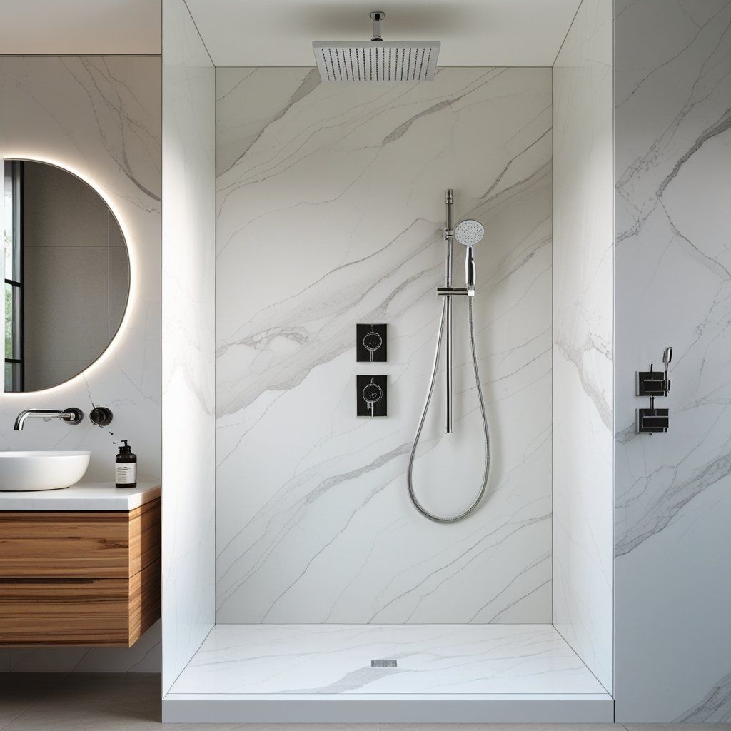 Solid Surface Shower Wall Panels: A Game-Changer for Small Bathrooms