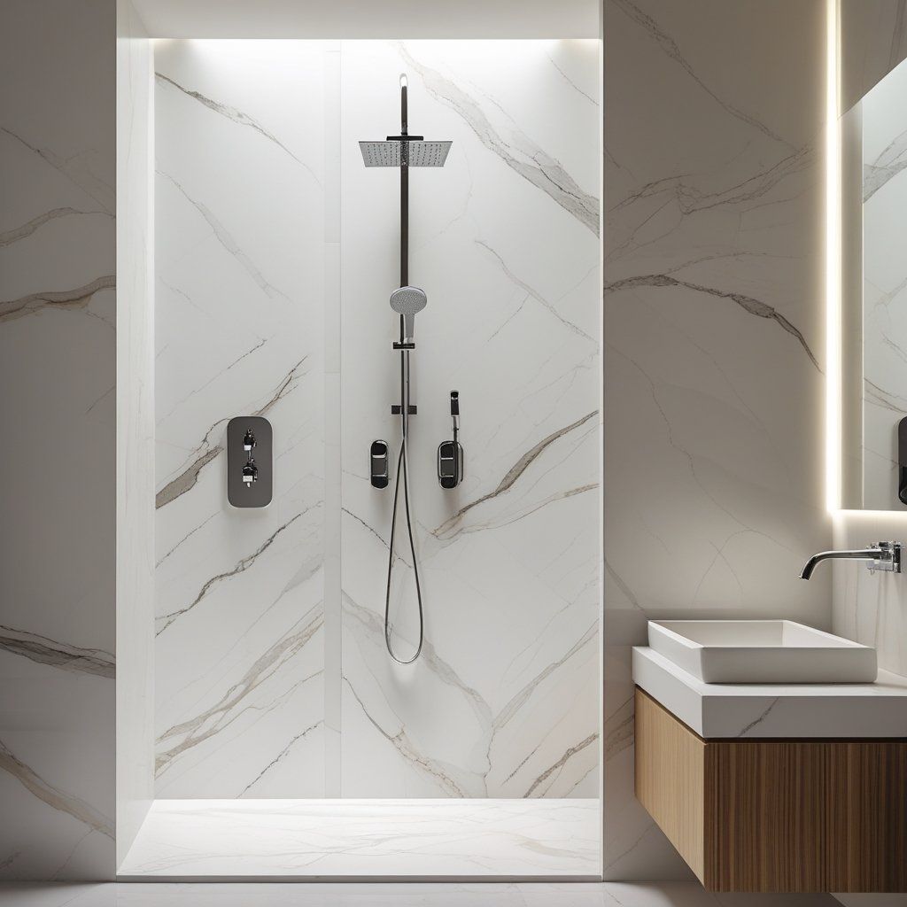 Why Solid Surface Shower Panels Are Perfect for a Hassle-Free Bathroom