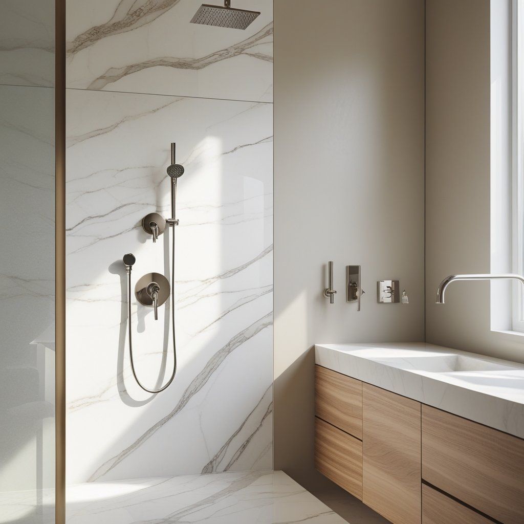 Solid Surface Shower Panels: Say Goodbye to Tile Problems