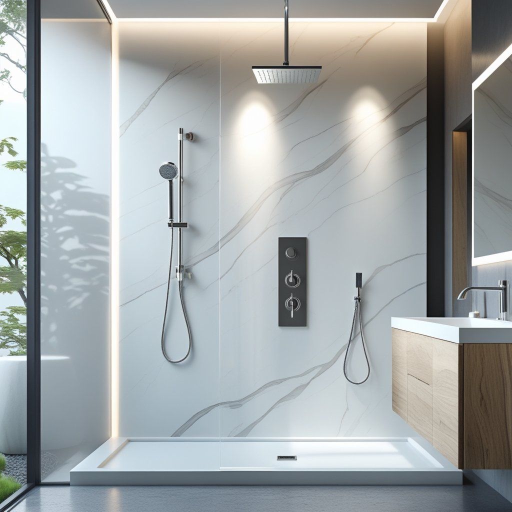 Easy-Clean Living: The Low-Maintenance Benefits of Solid Surface Shower Wall Panels