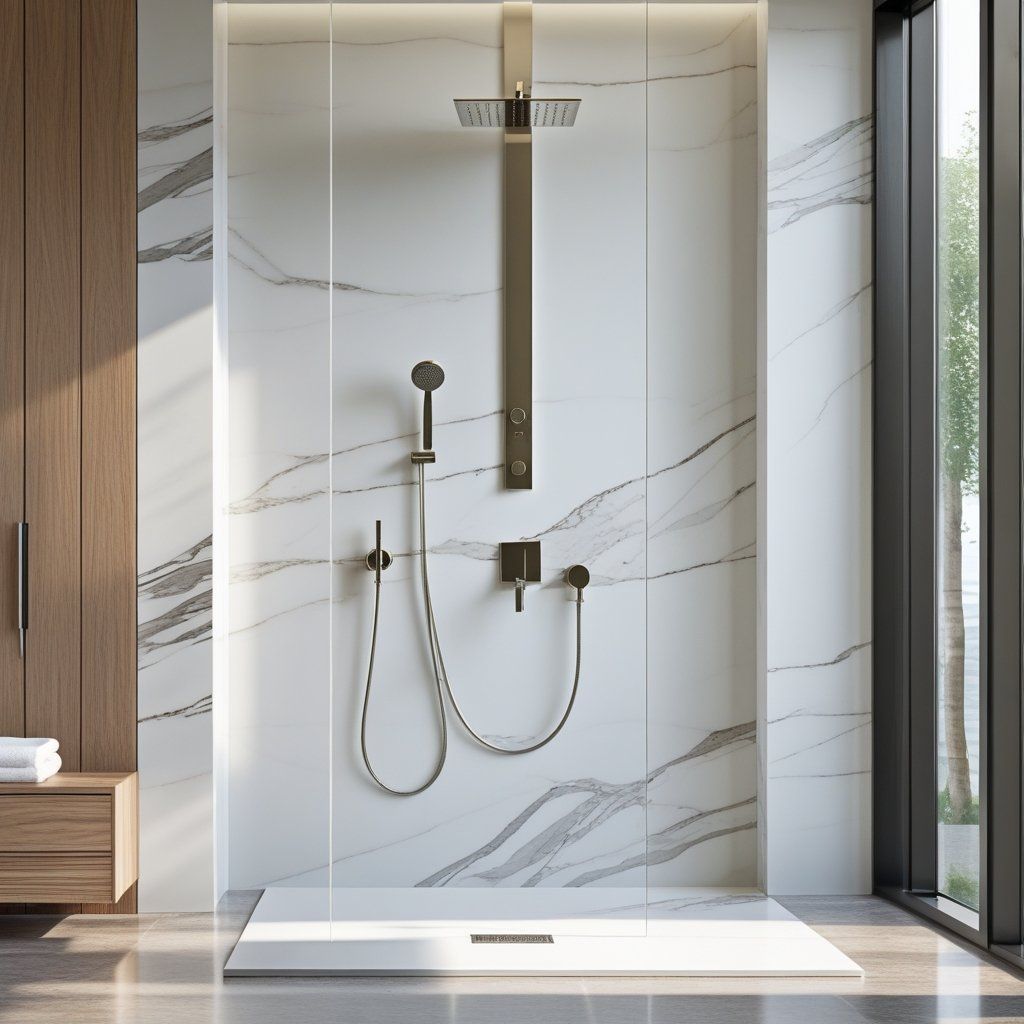 Solid Surface Shower Wall Panels: Built to Resist Stains and Wear