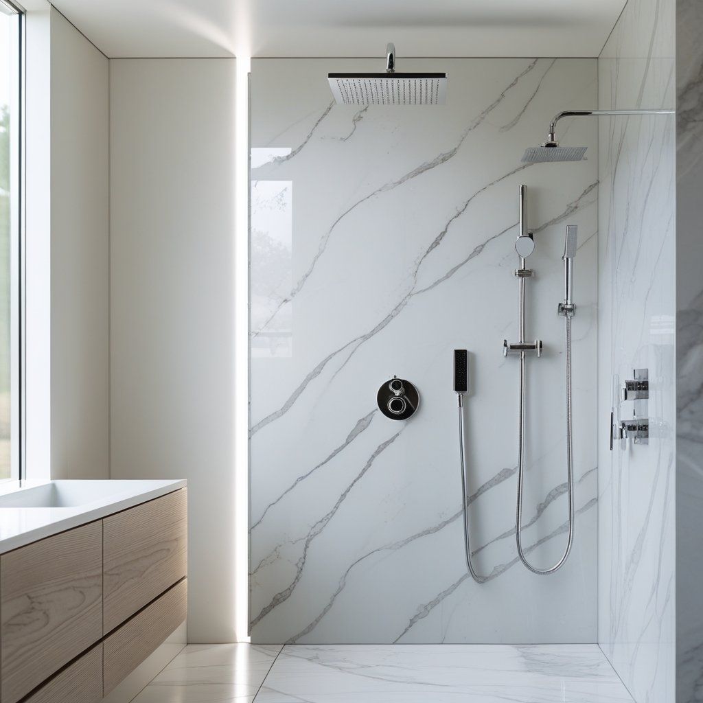Why Solid Surface Shower Wall Panels Are the Smart Choice for Bathrooms