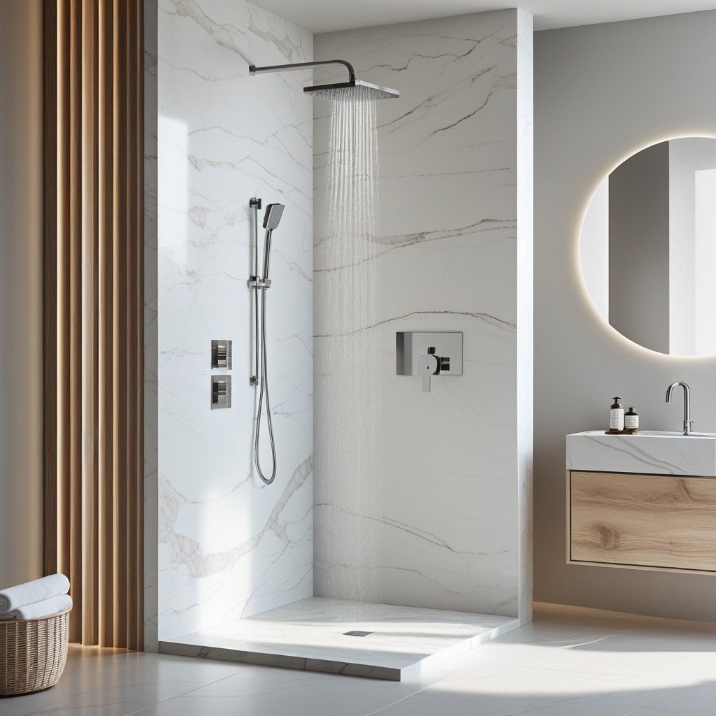 The Hygienic Advantage of Solid Surface Shower Wall Panels