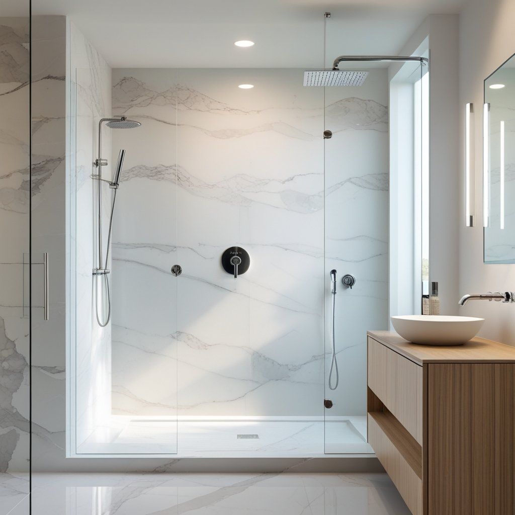 Solid Surface Shower Wall Panels: Built for Long-Lasting Performance