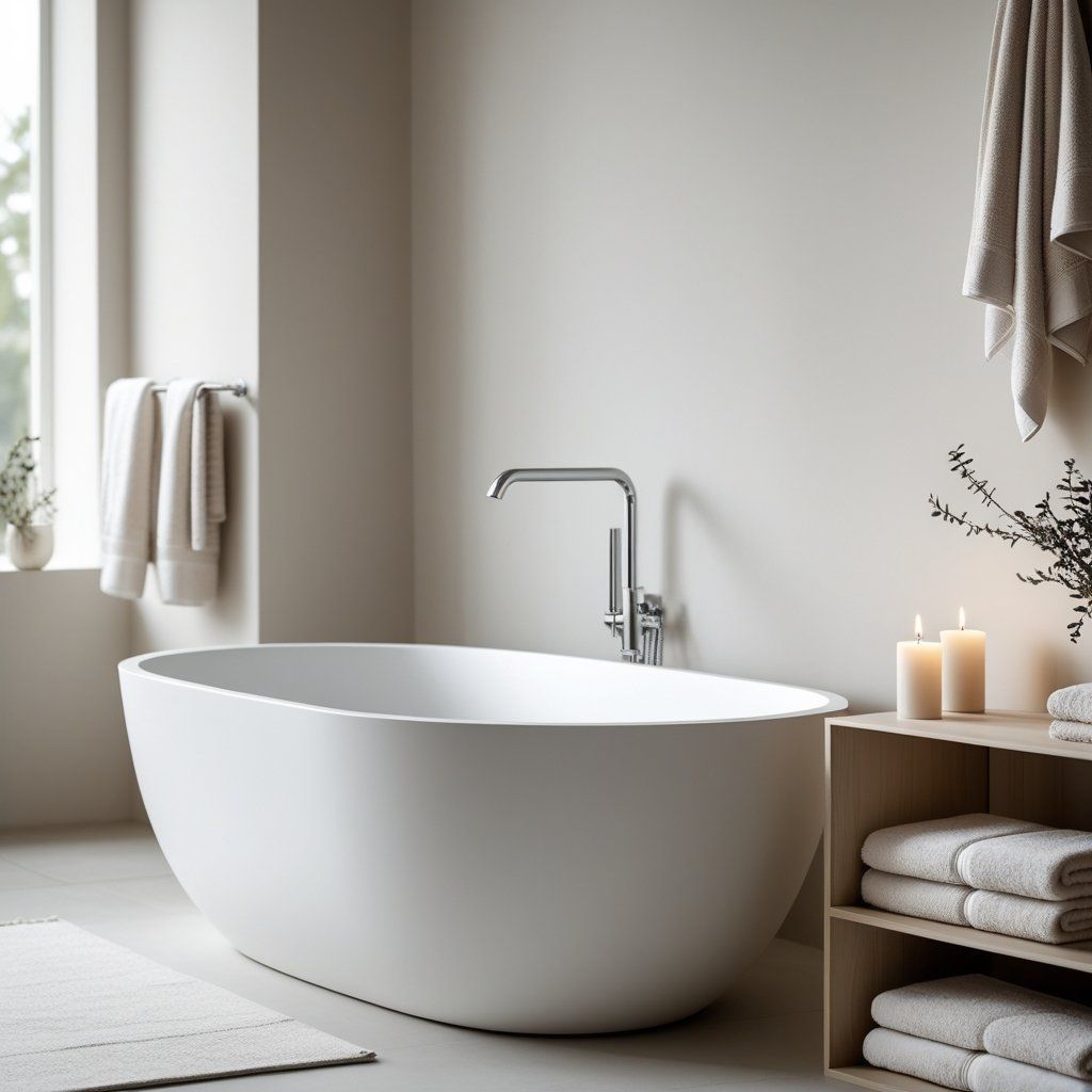 The Easy-Clean Secret of Solid Surface Bathtubs