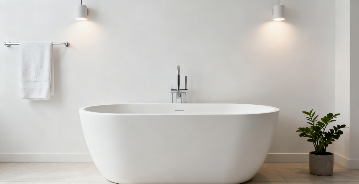 Modern Bathrooms Love Solid Surface—Here's Why