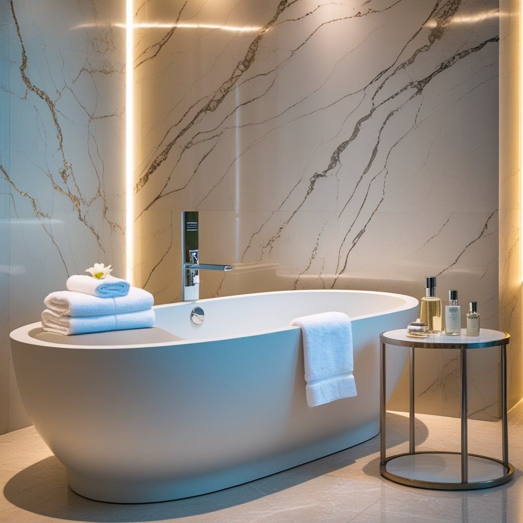 How Solid Surface Bathtubs Make Bathing More Enjoyable