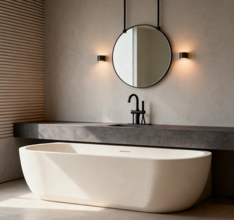 How Solid Surface Bathtubs Keep Your Water Warm Longer