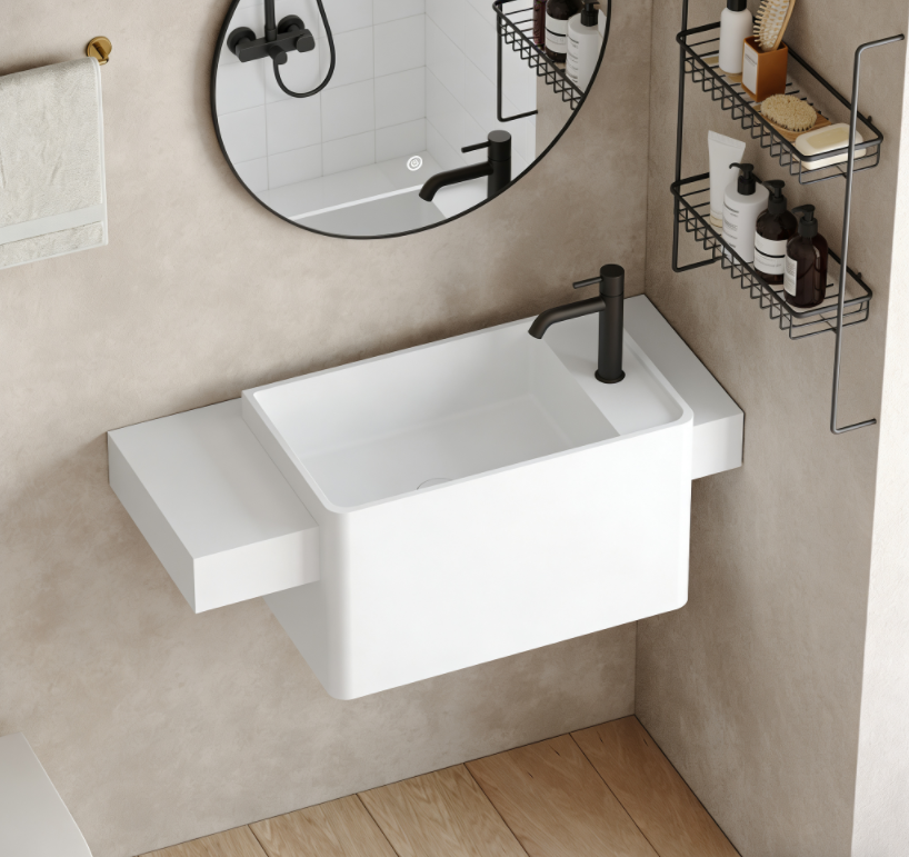 Discover the Strength Behind Solid Surface Wall-Hung Basins